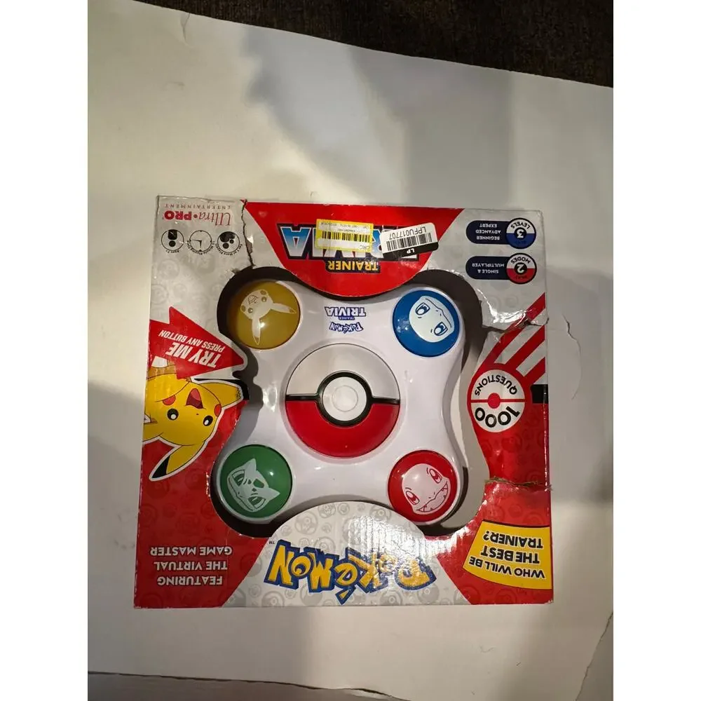 Pokemon Trainer Trivia Featuring the Virtual Game Master 2 Modes Single & Multip